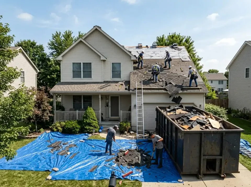 roof-replacement-debris-remova-004 — frequently asked questions, Cheapest Dumpster Rentals in Gibson City, IL